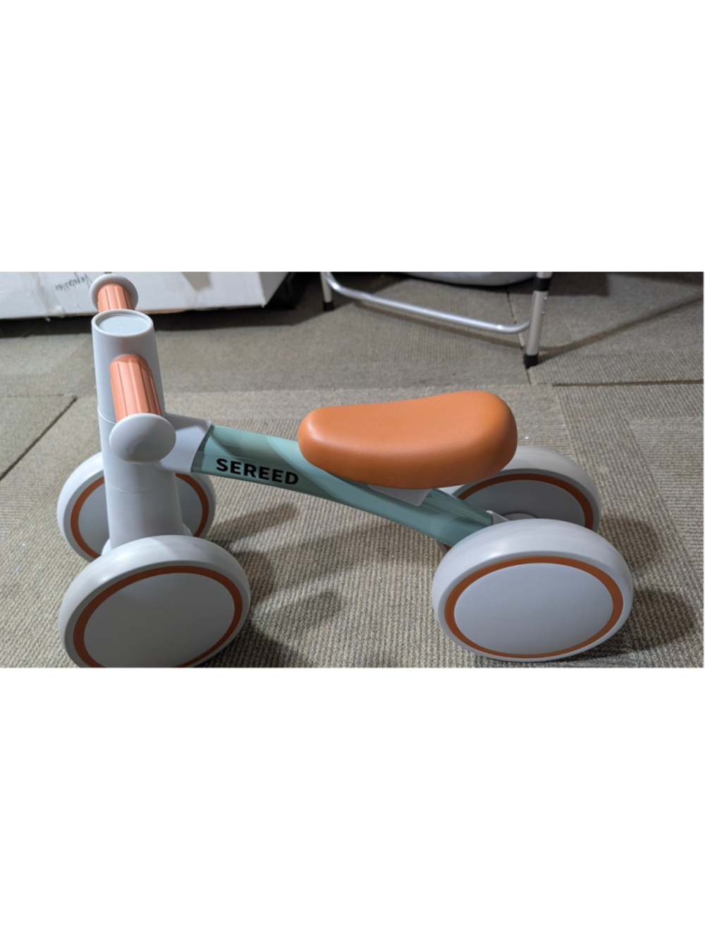 Baby SEREED Balance Bike Toy One Size Green and Orange